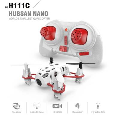 $24 with coupon for Hubsan H111C Mini Nano 2.4G 4CH RC Quadcopter  –  RED WITH WHITE from GearBest