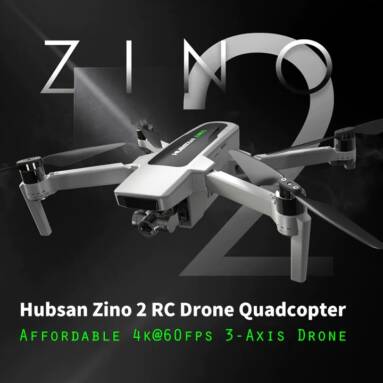 €278 with coupon for Hubsan Zino 2 GPS 8KM WiFi FPV 4K 60fps UHD Camera 3-axis Gimbal RC Drone Quadcopter RTF Portable Version with Storage Bag from EU CZ warehouse BANGGOOD