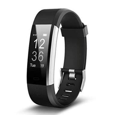 €5 with coupon for ID115 Plus 0.96 Inch Smart Bracelet – BLACK from GearBest