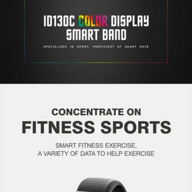 $18 with coupon for ID130C Smart Bluetooth Wristband 0.96inch Color Display from GEARVITA