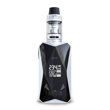 $53 with coupon for IJOY Diamond PD270 234W TC Kit for E Cigarette  –  WHITE from GearBest
