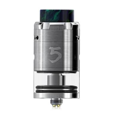 $24 with coupon for Original IJOY RDTA 5 Atomizer  –  SILVER from GearBest