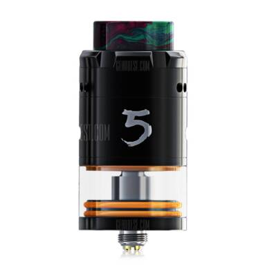 $27 with coupon for Original IJOY RDTA 5 Atomizer  –  BLACK from Gearbest