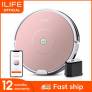 €81 with coupon for ILIFE A80 Plus Robot Vacuum Cleaner 2 In 1 Vacuuming and Mopping 1000Pa Suction Gyroscopic Navigation Carpet Pressurization 2400mAh Battery 100Mins Run Time 450ml Dust Tank APP Control from EU warehouse GEEKBUYING