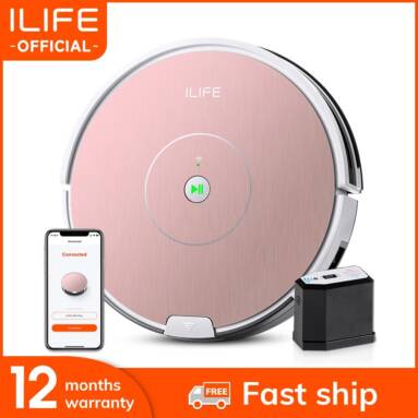 €76 with coupon for ILIFE A80 Plus Robot Vacuum Cleaner 2 In 1 Vacuuming and Mopping 1000Pa Suction Gyroscopic Navigation Carpet Pressurization 2400mAh Battery 100Mins Run Time 450ml Dust Tank APP Control from EU warehouse GEEKBUYING