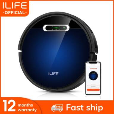 €122 with coupon for ILIFE B5 Max Robot Vacuum Cleaner 2000Pa Suction 2 In 1 Vacuuming and Mopping 600ml Large Dust Box 1L Dust Bag Real-time Drawing APP Control from EU warehouse GEEKBUYING