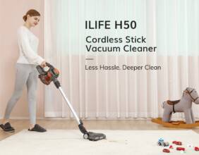 €65 with coupon for ILIFE H50 Cordless Handheld Vacuum Cleaner from EU warehouse GEEKBUYING