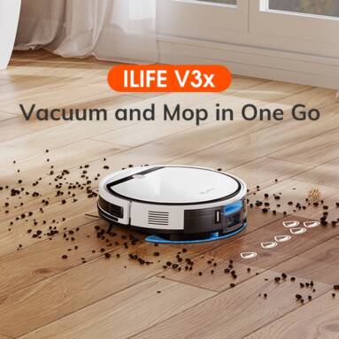 €109 with coupon for ILIFE V3X Robot Vacuum Cleaner from EU warehouse GEEKBUYING