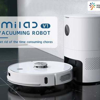 €259 with coupon for IMILAB V1 robot vacuum cleaner smart dust collection mop cleaner disinfection LDS laser navigation mijia control virtual wall from EU warehouse GSHOPPER