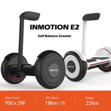 $379 with coupon for INMOTION E2 APP Control Self Balance Scooter – White from GEARBEST