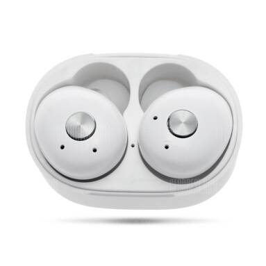 $19 with coupon for IP010 Mini Wireless Double Bluetooth Headset Earbuds  –  WHITE from GearBest