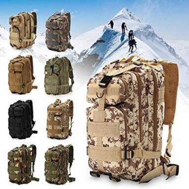 €15 with coupon for IPRee® Outdoor Military Rucksacks Tactical Backpack Sports Camping Trekking Hiking Bag – Digital Camo EU UK Warehouse from BANGGOOD