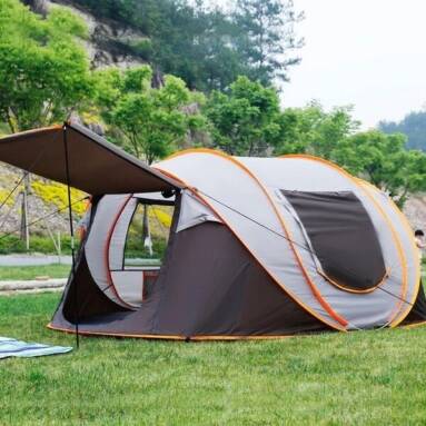 €46 with coupon for IPRee® PopUp Tent for 5-8 Person 3 IN 1 Waterproof UV Resistance Large Family Camping Tent Sun Shelters Outdoor 3 Seconds Automatic Setup from EU CZ warehouse BANGGOOD