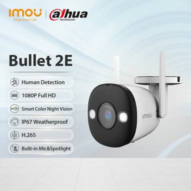 €42 with coupon for Imou Bullet 2E 2MP/4MP Camera from EU warehouse GOBOO