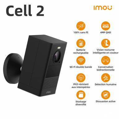 €135 with coupon for Imou Cell 2 4MP Rechargeable Camera from EU warehouse GOBOO (+0.1€ get 128GB memory card)