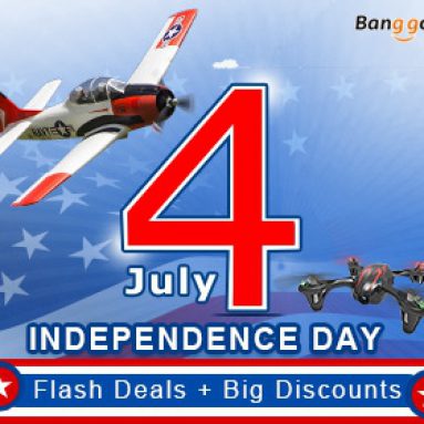 Op til 61% OFF RC Quadcopters & Parts i USA's Independence Day fra HongKong BangGood Network Ltd.