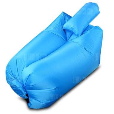 $22 flashsale for Ultralight Inflatable Lazy Sofa with Pillow Beach Chair for Leisure Activities  –  BLUE from GearBest