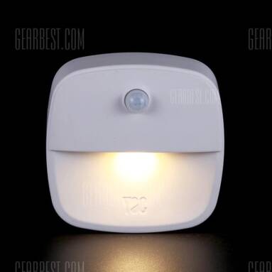 $9 flashsale for Intelligent Body Motion Sensor Night Light 3PCS  –  WHITE from GearBest