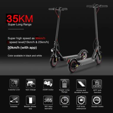 €359 with coupon for Iscooter I9 Max 42V 10Ah 500W 10in Folding Moped Electric Scooter 35km/h Top Speed 30-35KM Mileage Electric Scooter Max Load 120Kg from EU warehouse GEEKBUYING