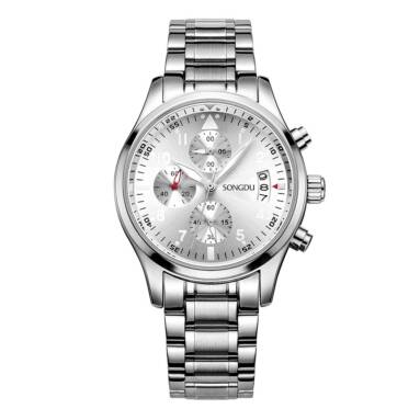 $5 Off SONGDU New Luxury Luminous Water-Proof Man Casual Wristwatch,free shipping $16.99(Code:SONGDU5) from TOMTOP Technology Co., Ltd