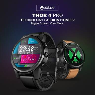45% OFF Zeblaze Thor 4 PRO 4G LTE Smart Watch,limited offer $99.99 from TOMTOP Technology Co., Ltd