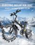 1156 € s kuponom za električni bicikl JANOBIKE E20 1000W 48V 12.8AH Baterija 20 inča Fat Guma Mountain Snow Folding E-bicikl iz EU skladišta GEEKBUYING