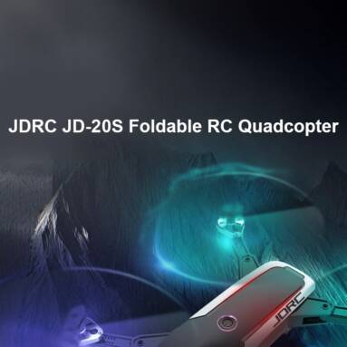 €49 with coupon for JDRC JD – 20S PRO WiFi FPV w / 5MP 1080P HD Camera 18mins Flight Time Foldable RC Drone Quadcopter RTF – BLACK 1080P from GearBest