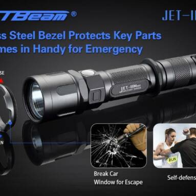 €66 with coupon for JETBeam IIIM2017 Tactical LED Flashlight from GearBest