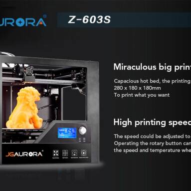 €639 with coupon for JGAURORA Z – 603S High Precision Desktop 3D Printer from GEARBEST