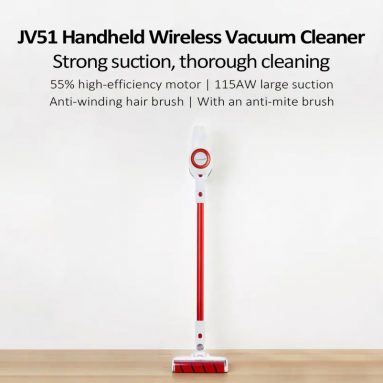 117 € med kupon til Xiaomi Lexy JIMMY JV51 letvægts trådløs stiksuger fra EU-lager GEEKBUYING