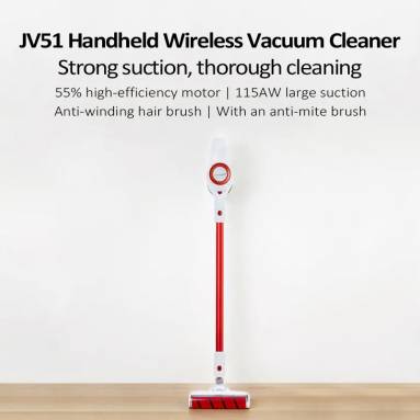€106 with coupon for JIMMY JV51 Handheld Cordless Vacuum Cleaner Protable Dust Mite Controller Ultraviolet Vacuum Cleaner Vertical Wireless Cleaner from Xiaomi Youpin from EU PL warehouse BANGGOOD