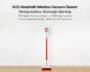 JIMMY JV51 Handheld Wireless Powerful Vacuum Cleaner from Xiaomi youpin - RED