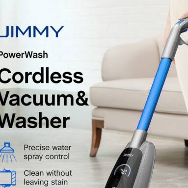 €139 with coupon for JIMMY PowerWash HW8 Cordless Dry Wet Smart Vacuum Cleaner & Washer from EU warehouse GEEKMAXI