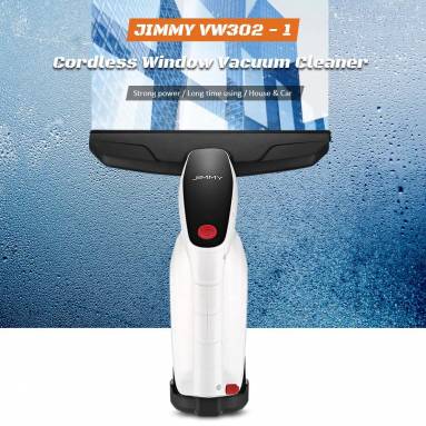 €47 with coupon for JIMMY VW302 – 1 Cordless Window Glass Vacuum Cleaner with Squeegee / Spray Bottle – WHITE from EU CZ Warehouse BANGGOOD