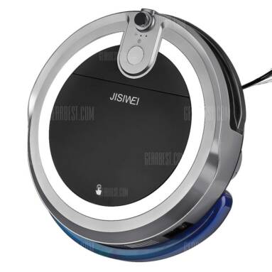 $89 with coupon for JISIWEI Vacuum Cleaning Robot i3 with Built-in HD Camera APP Remote Control for Android and iOS Smartphone  –  EU PLUG  GRAY from GearBest
