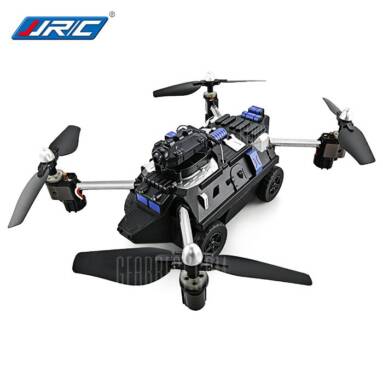 $75 flashsale for JJRC H40WH 2-in-1 RC Flying Tank Quadcopter – RTF  –  BLACK from Gearbest
