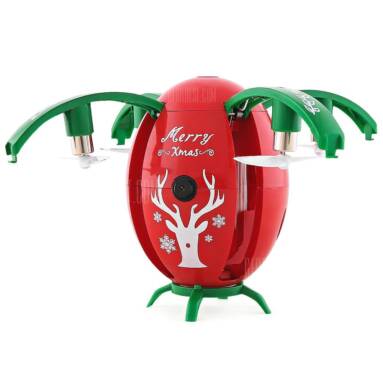 $28 with coupon for JJRC H66 X-MAS EGG Foldable Micro RC Quadcopter – RTF  –  RED from GearBest