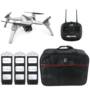 JJRC JJPRO X5 5G WiFi FPV RC Drone GPS Positioning Altitude Hold 1080P Camera - LIGHT GRAY WITH 3 BATTERIES + 1 BAG