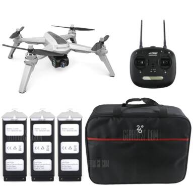 $165 with coupon for JJRC JJPRO X5 5G WiFi FPV RC Drone GPS Positioning Altitude Hold 1080P Camera – LIGHT GRAY WITH 3 BATTERIES + 1 BAG from GearBest