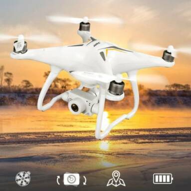 €127 with coupon for JJRC X6 Aircus GPS RC Drone with Two-axis Stabilization PTZ Gimbal – White 1 Battery from GEARBEST