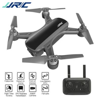 €136 with coupon for JJRC X9 Heron GPS 5G WiFi FPV with 1080P Camera Optical Flow Positioning RC Drone Quadcopter RTF – White One Battery from BANGGOOD