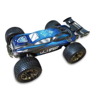 €299 with coupon for JLB Racing J3 Speed w/ 2 Battery 120A Upgraded 1/10 2.4G 4WD Truggy RC Car Truck Vehicles RTR Model from EU CZ warehouse BANGGOOD