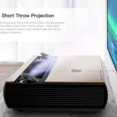 €1014 with coupon for [International Version]JMGO SA Ultra Short Throw Laser Projector 7000 Lumens Android 2GB+16GB Beamer 2.4GHz+5GHz WiFi Bluetooth4.0 3D Home Theater Prejector from EU CZ ES warehouse BANGGOOD