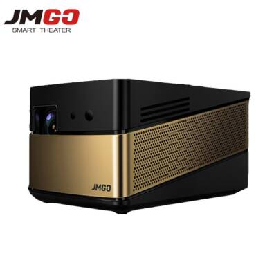€706 with coupon for JMGO V8 DLP Projector Full HD 5000 Lumens Mini Proyector 3D Android bluetooth WIFI Beamer from BANGGOOD