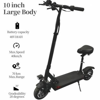 €738 with coupon for JOYOR Y6-S 500W 48V 18Ah 10in Folding Electric Scooter with Seat 40km/h Top Speed 75KM Max Mileage City E-Scooter from EU CZ warehouse BANGGOOD