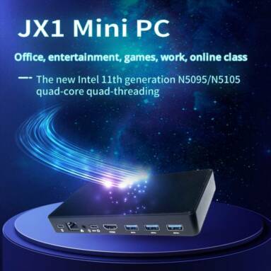 €175 with coupon for JX1 MINI PC Windows 11 4K Mini PC 12/528GB from GEEKBUYING