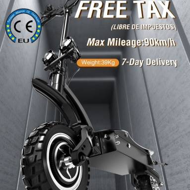 €1099 with coupon for Janobike X20 Electric Scooter 10” Rubber Tires 1200W*2 Brushless Motors 23.4Ah Battery Hydraulic Brake System from EU warehouse GEEKBUYING