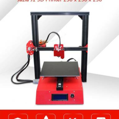 $239 with coupon for Jazla J1 3D Printer – RED US PLUG ( 3-PIN ) from GearBest