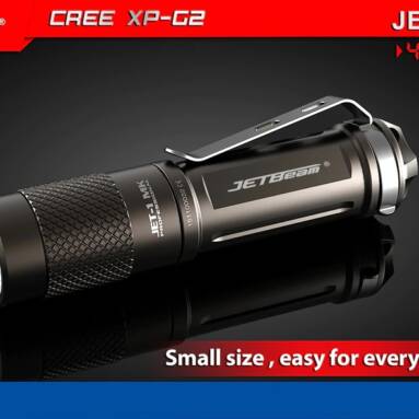 $9 with coupon for Jetbeam JET – I MK Cree Flashlight from Gearbest