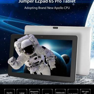 $269 with coupon for Jumper EZpad 6S Pro 11.6 inch Apollo Lake N3450 Quad Core 1.10 – 2.20GHz 6GB RAM 128GB ROM 2 in 1 Tablet with Hard keyboard Optional – GRAY from GearBest